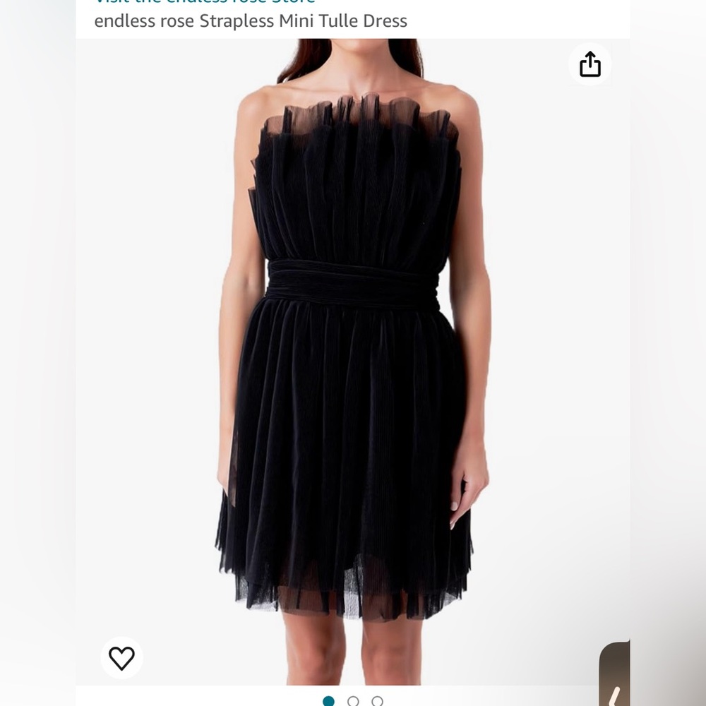 Endless Rose strapless dress size Small